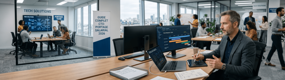 Directeur technique (CTO) en portage salarial fiche métier complète 2026 Regie-Portage.fr