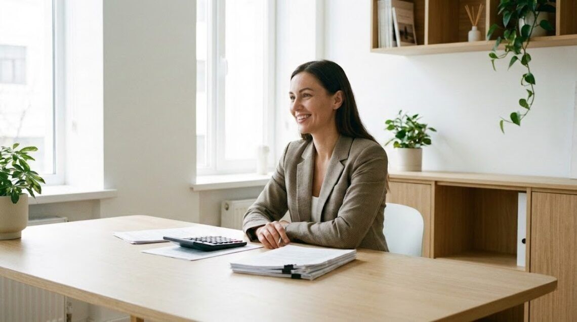 Une freelance en train de calculer son TJM